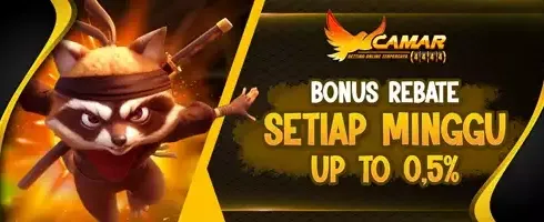 Rebate Slot Game Mingguan promotion banner